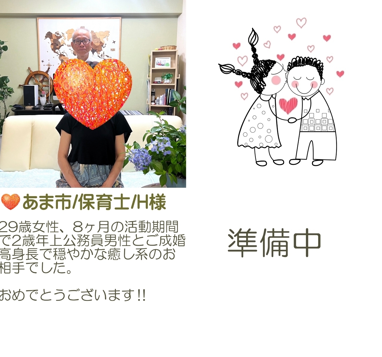 あま市成婚者